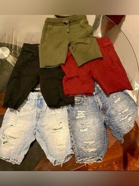 Boys Jordan Craig denim short LOT OF 5 Assorted Shorts size 7